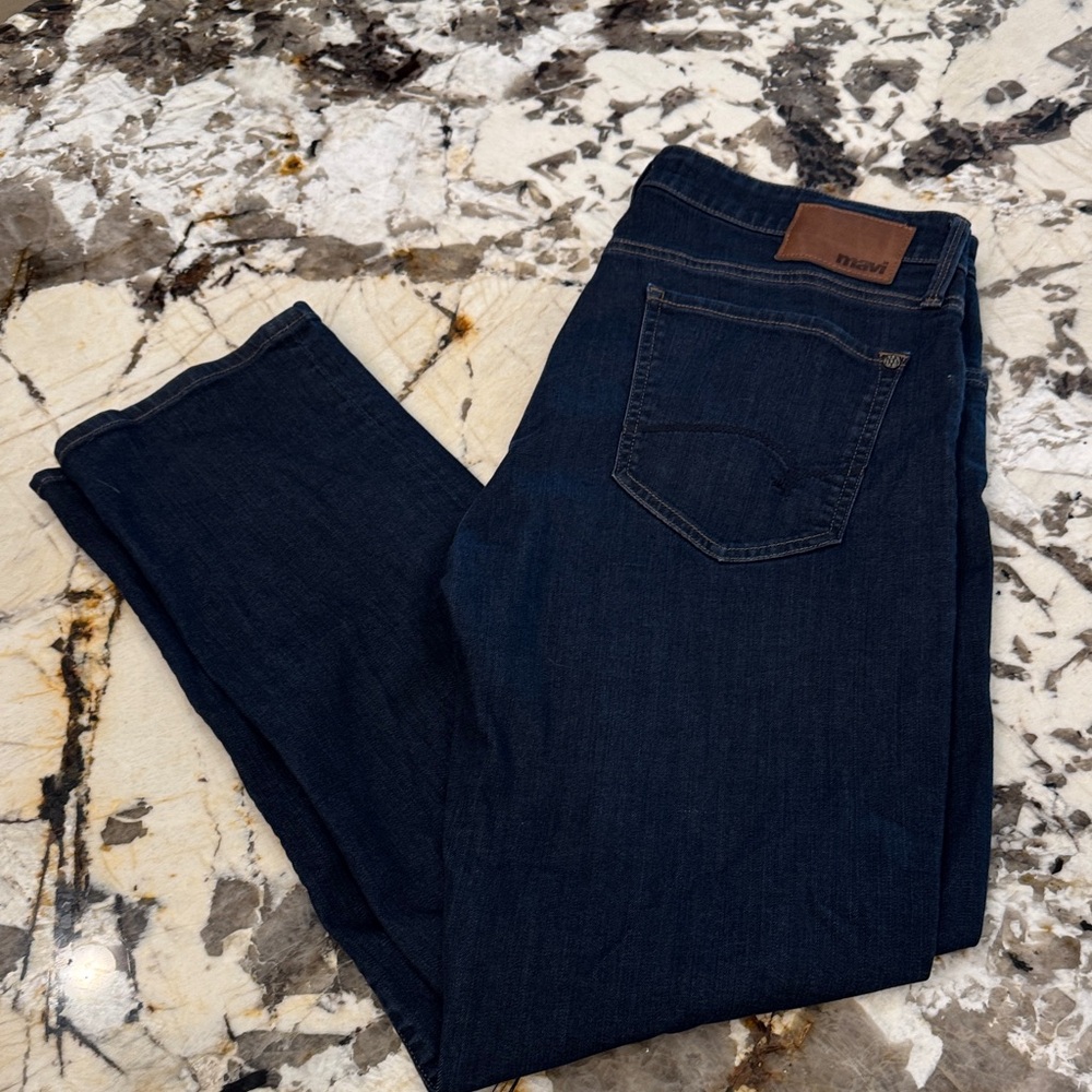 Mavi Men's Dark Blue Straight Jeans